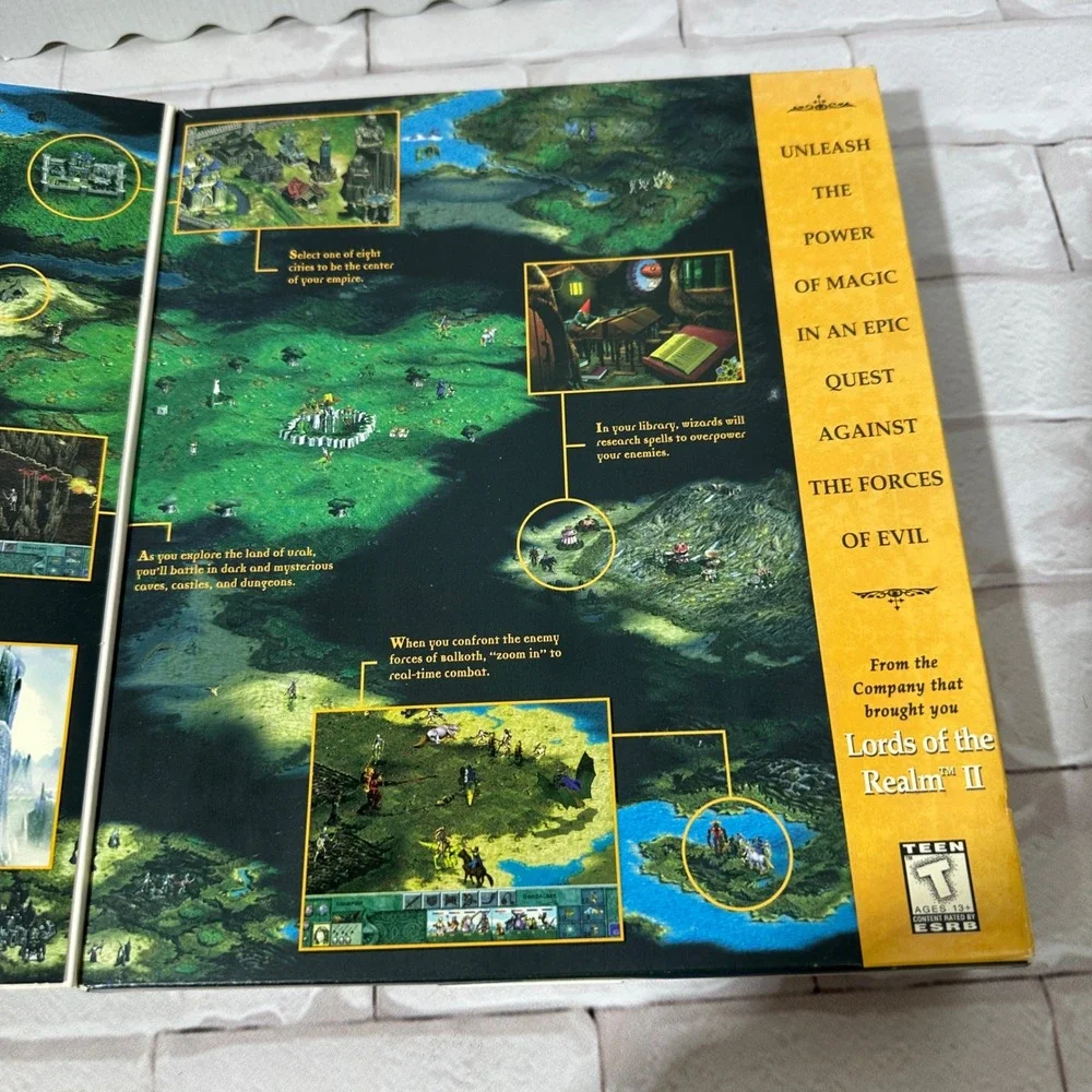 Lords of Magic PC CD ROM‎ Game Sierra Impressions Teen ESRB